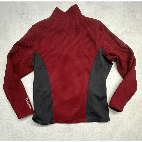 Oklahoma Sooners Colosseum Men XL Red Long Sleeve‎ Pullover Sweater Jacket - Picture 9 of 10